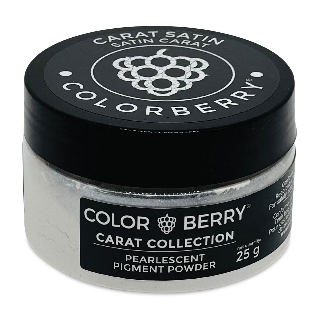 Colorberry Carat Collection Dry Resin Pigment - Satin, 25 g, Jar